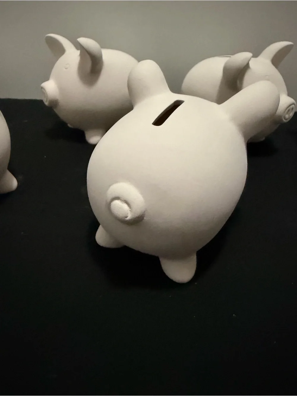 Ready to paint Ceramic Piggy Banks